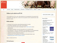Tablet Screenshot of pic-nl.com